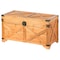 Vintiquewise Barn Design Large Decorative Farmhouse Wooden Storage Trunk Chest QI003804L - alternate 7